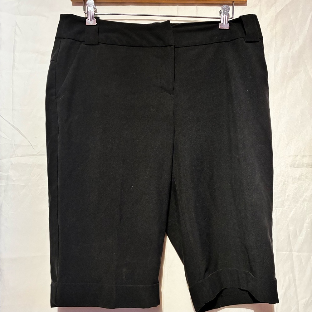 Worthington Classic Black Women's Bermuda Shorts